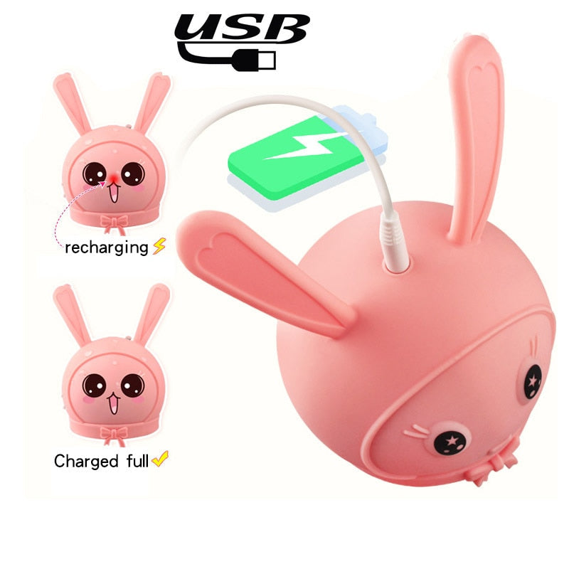 Rabbit Breast Tongue Licking Sucking Heating Vibrator