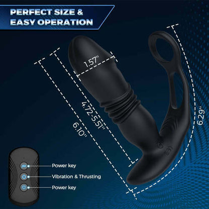 Flexi Prostate Bliss Vibrator With Cock Ring