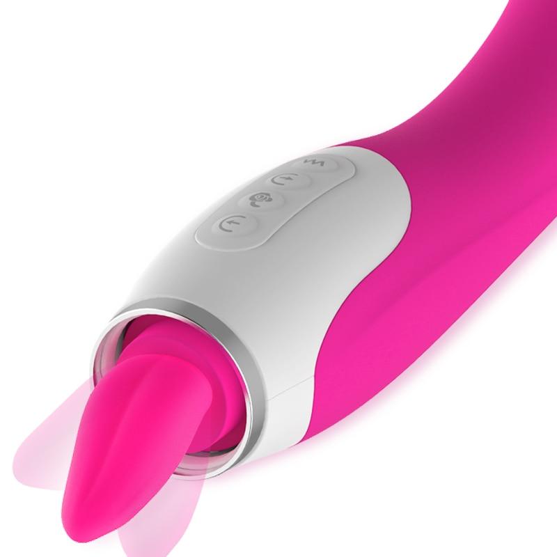 Sucking Vibrator With Tongue