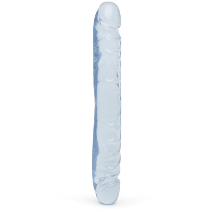 Double Ended Realistic Flexible Clear Jelly Long Dildo