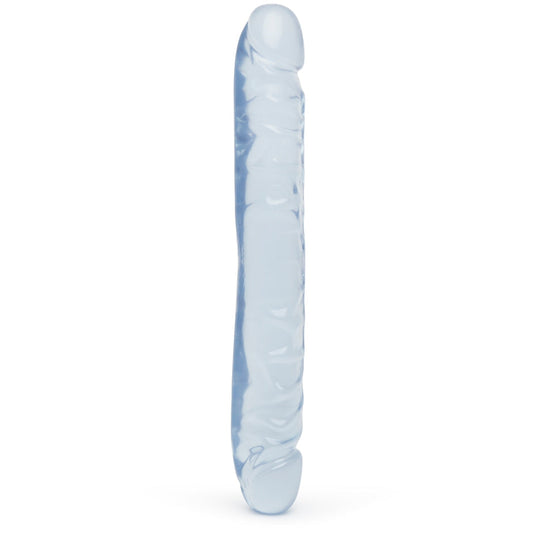 Double Ended Realistic Flexible Clear Jelly Long Dildo