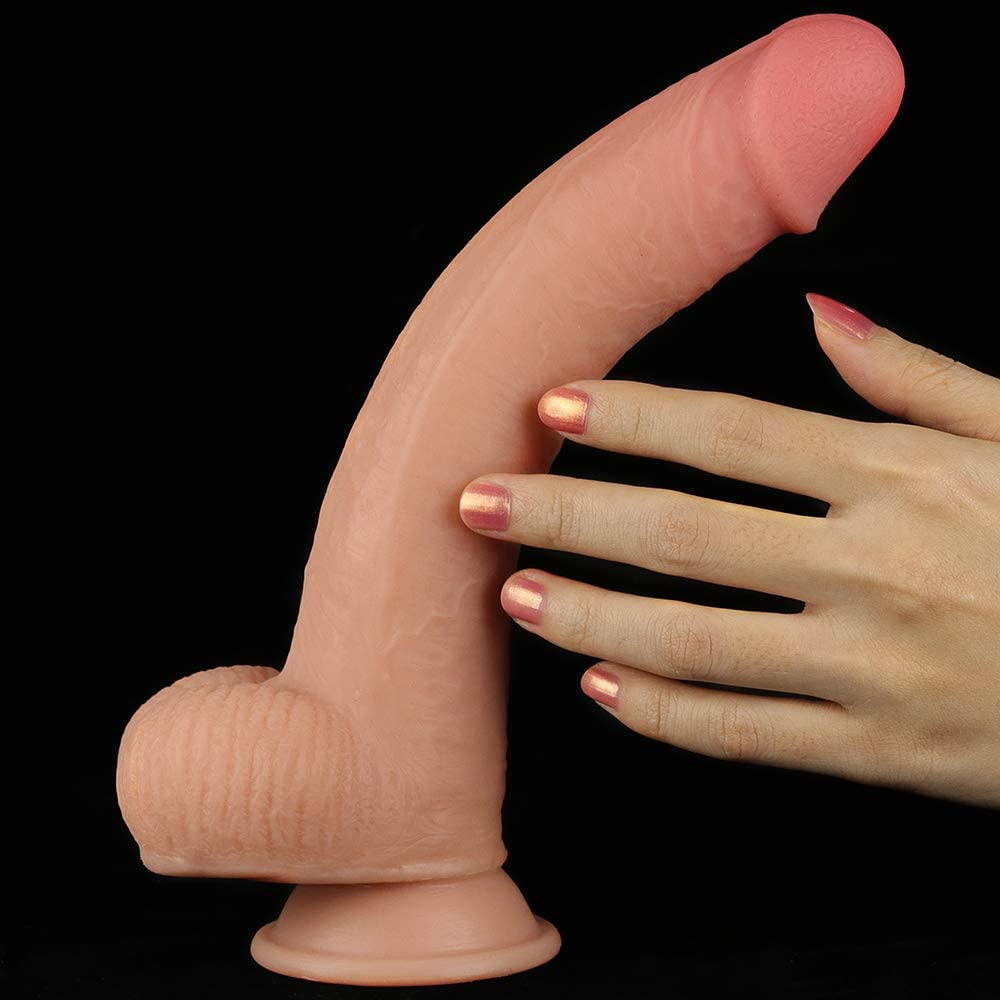 9 Inch Sliding Skin Huge Realistic  Dildo