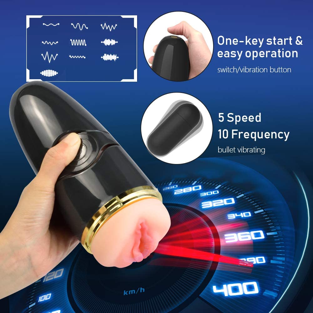Male Masturbator Detachable Pocket Vibrator For Men