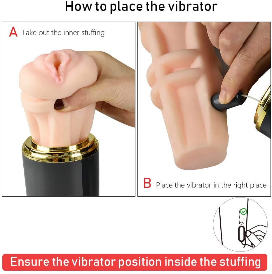 Male Masturbator Detachable Pocket Vibrator For Men