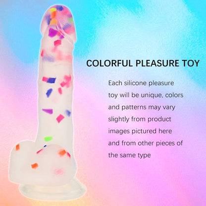 Colorful Realistic Dildo