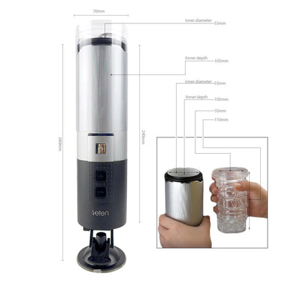 Piston Hands-Free Auto-Retractable Masturbation Cup