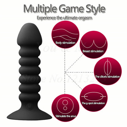 Wireless Remote control Anal Buttplug Vibrator