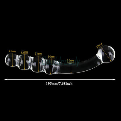 Crystal Anal Beads Butt Plug