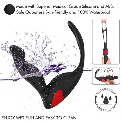 3 in 1 Remote Controlled Vibrating Prostate Massager
