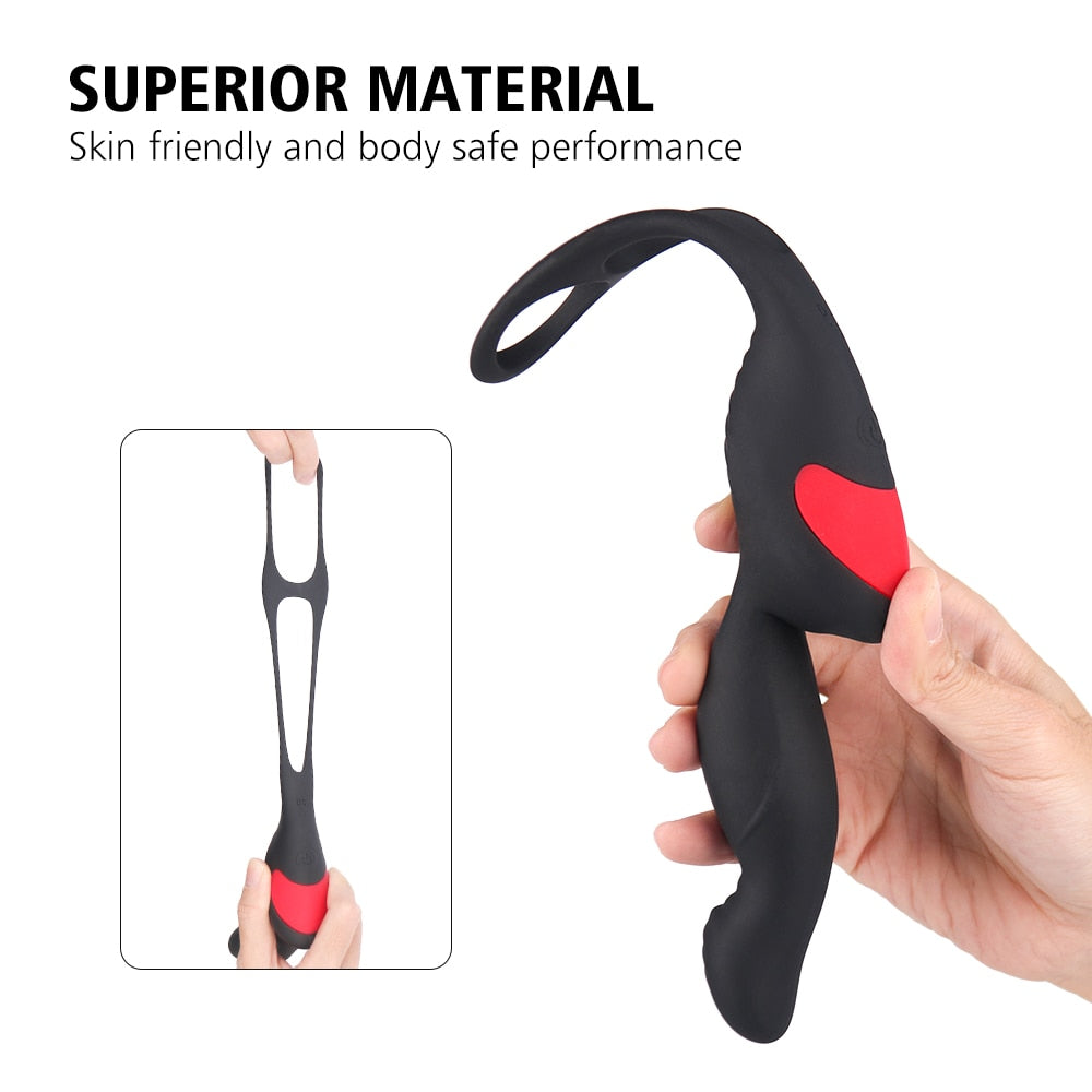 3 in 1 Remote Controlled Vibrating Prostate Massager