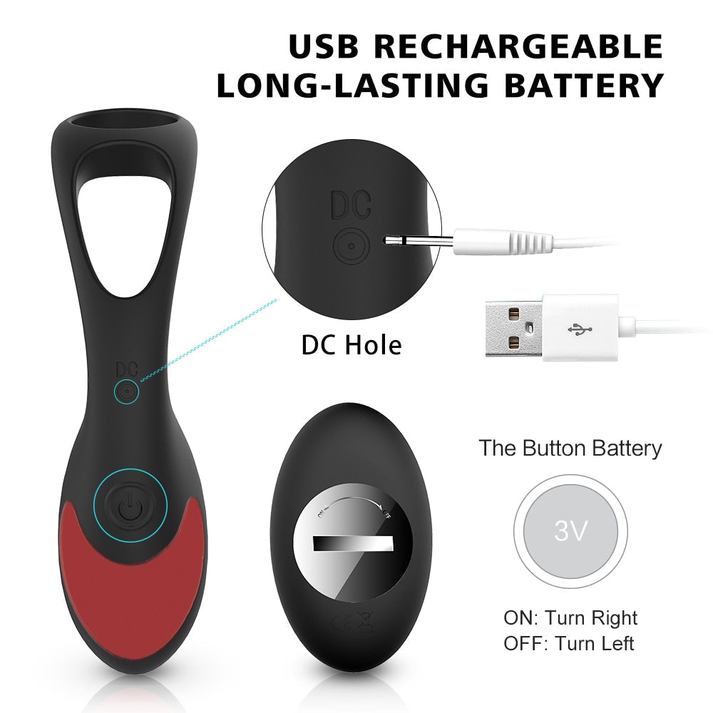 3 in 1 Remote Controlled Vibrating Prostate Massager