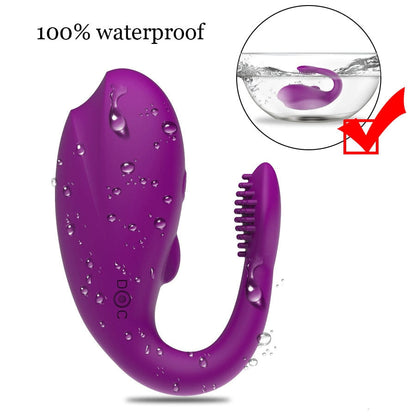 Wireless  Double Vibrators Sex Toy For Woman