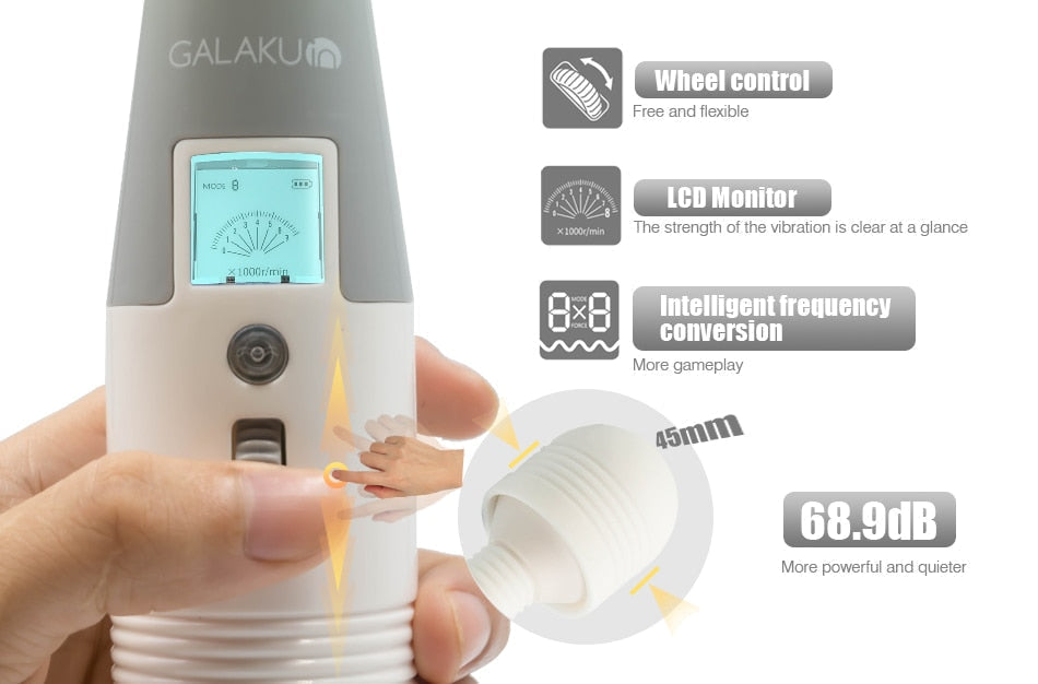 64 Modes Body Massage Powerful Magic Wand Vibrator