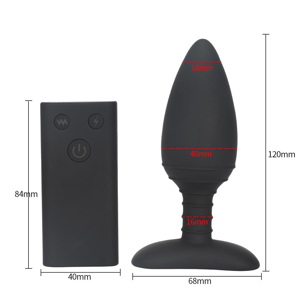 Wireless Remote Control Anal Plug Vibrator