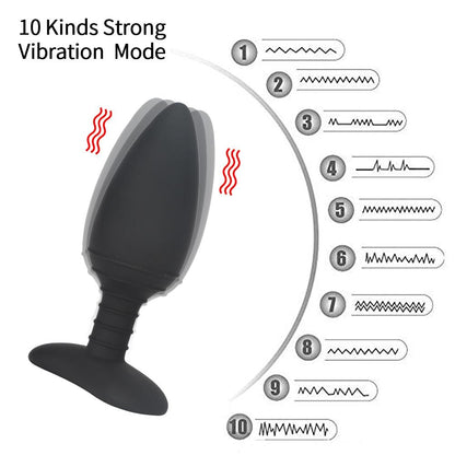 Wireless Remote Control Anal Plug Vibrator