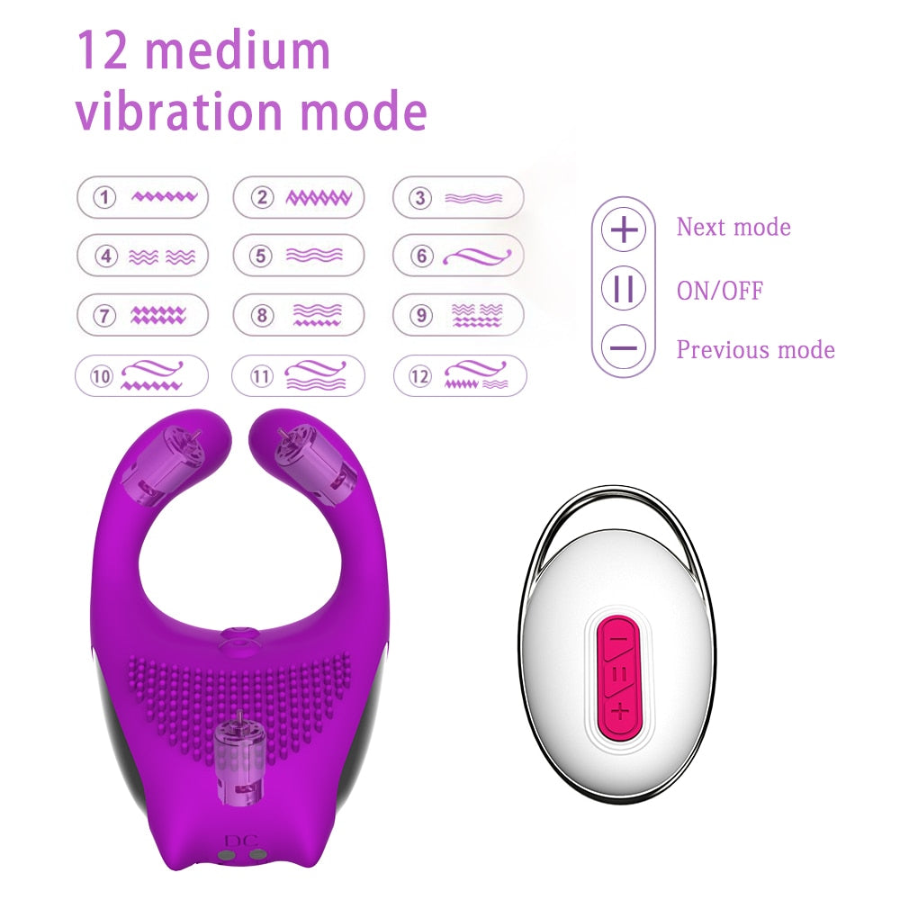 Cock Ring Couple Vibrator