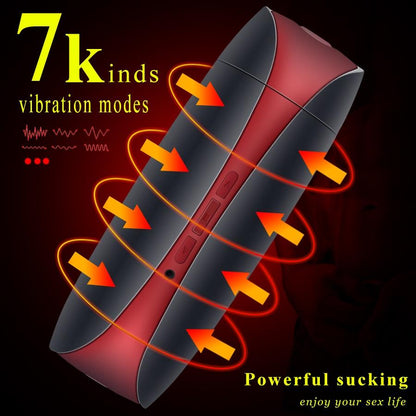 Real Vagina Male Masturbator Vibrator Cup