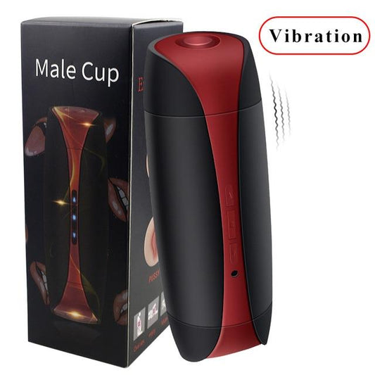 Real Vagina Male Masturbator Vibrator Cup