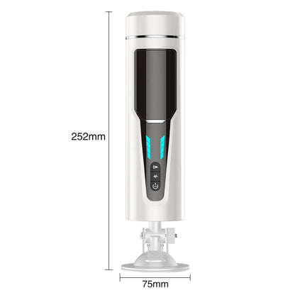 7 frequencies Automatic Piston Telescopic Rotation Male Masturbator