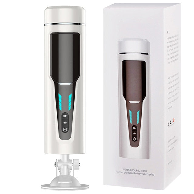 7 frequencies Automatic Piston Telescopic Rotation Male Masturbator