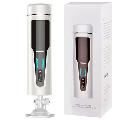 7 frequencies Automatic Piston Telescopic Rotation Male Masturbator