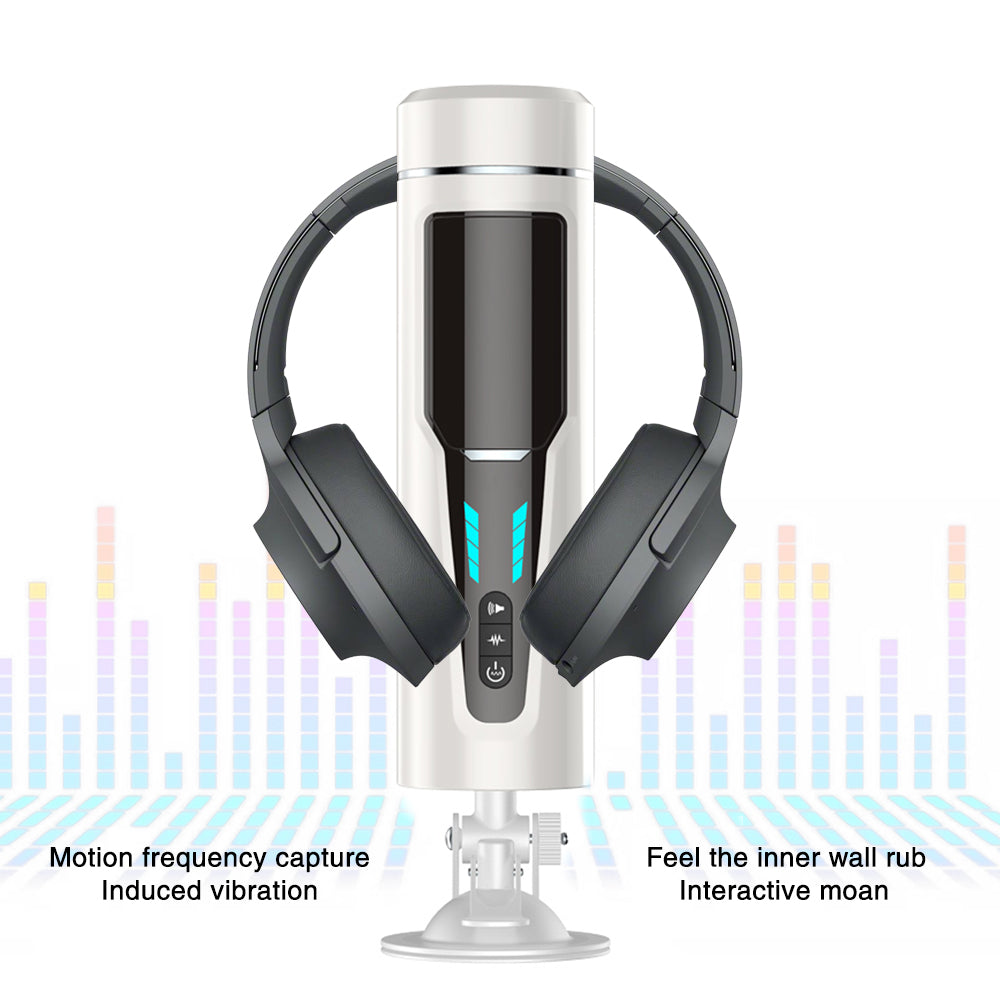 7 frequencies Automatic Piston Telescopic Rotation Male Masturbator