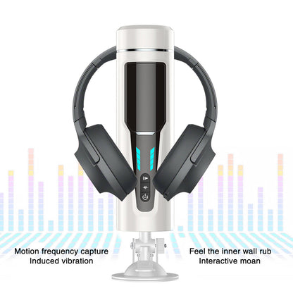 7 frequencies Automatic Piston Telescopic Rotation Male Masturbator
