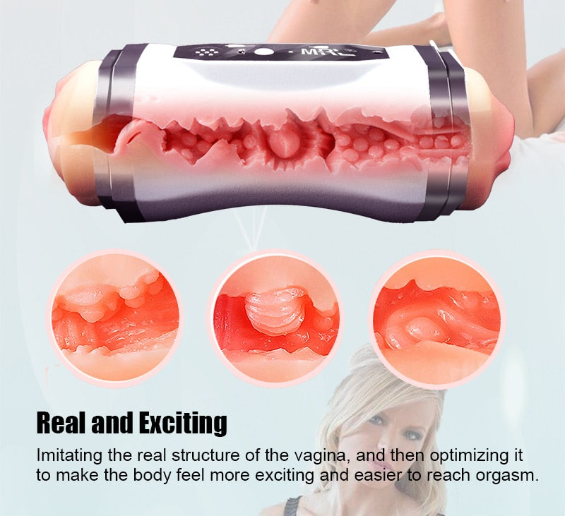 Male Automatic Vibrating Masturbator Device