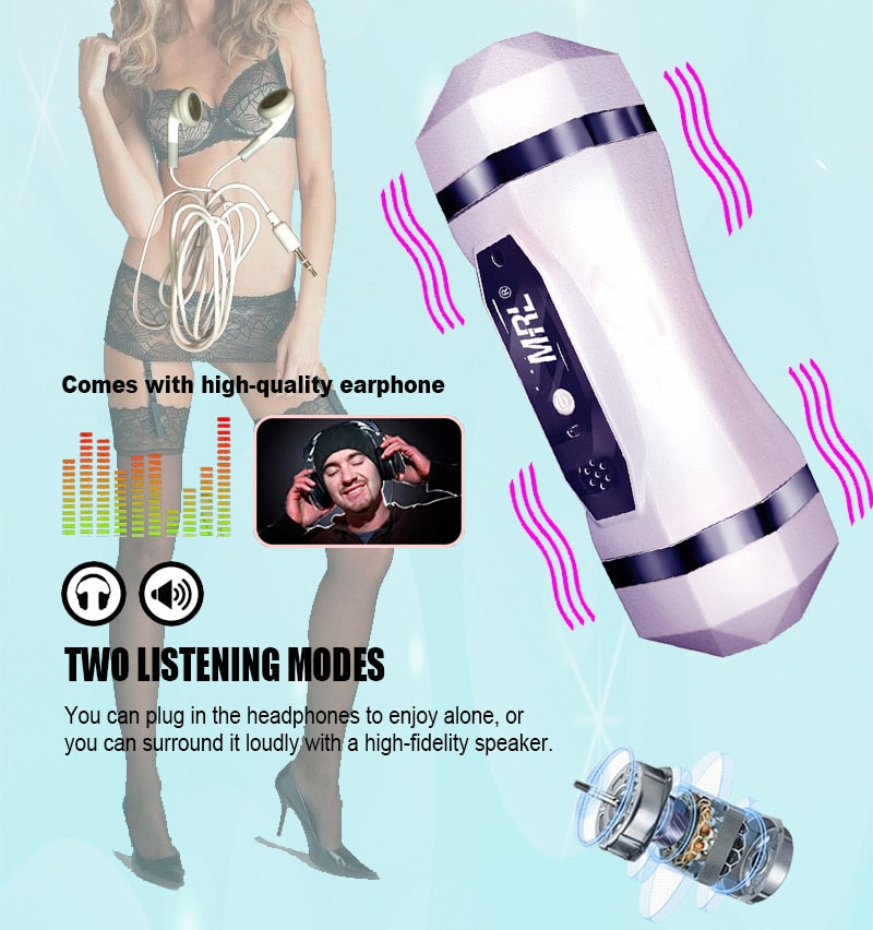 Male Automatic Vibrating Masturbator Device