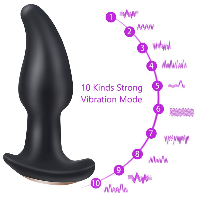 Anus Vibrator Rotation Beads Prostate Massager