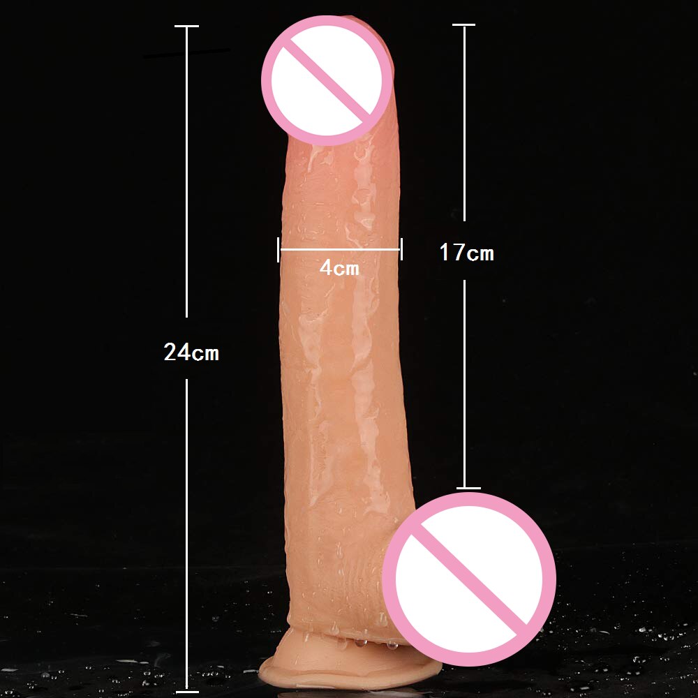 9 Inch Sliding Skin Huge Realistic  Dildo