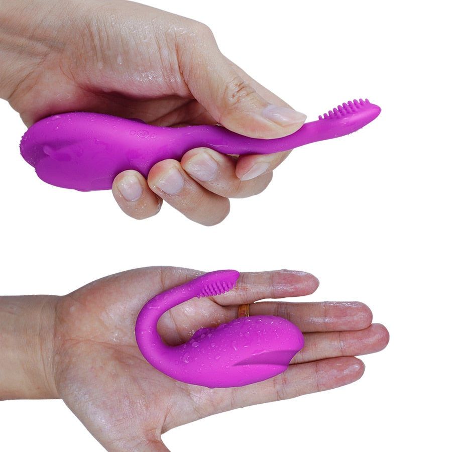 Wireless  Double Vibrators Sex Toy For Woman