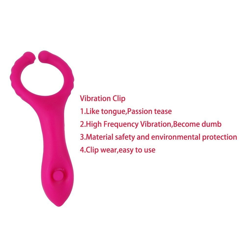 Spot Clitoris Stimulator Dildo Anal With Butt Plug Vibrator