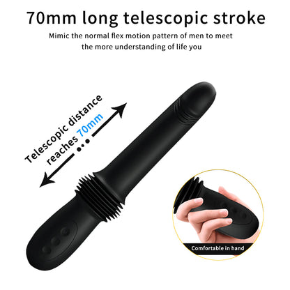 3 Speeds Telescopic  Vagina G-Spot Vibrator