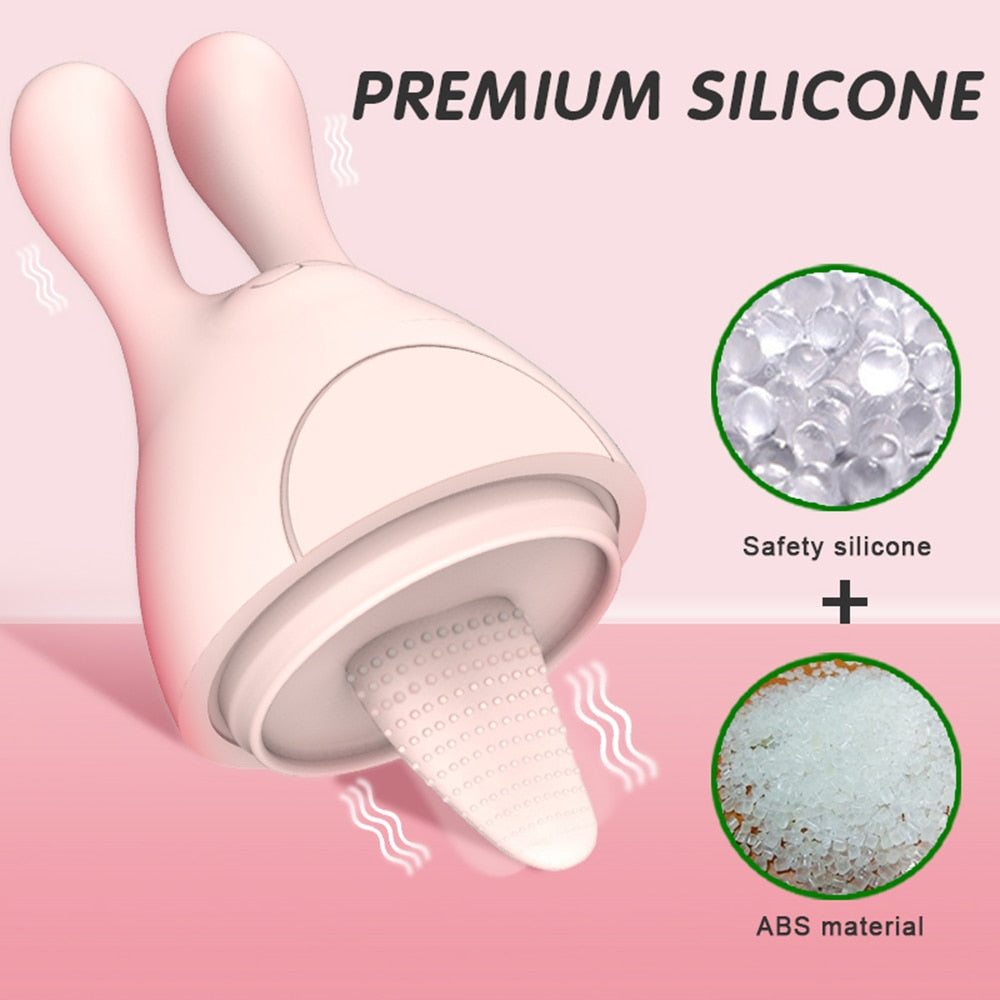 Rabbit Huge Tongue Dildo Vibrator