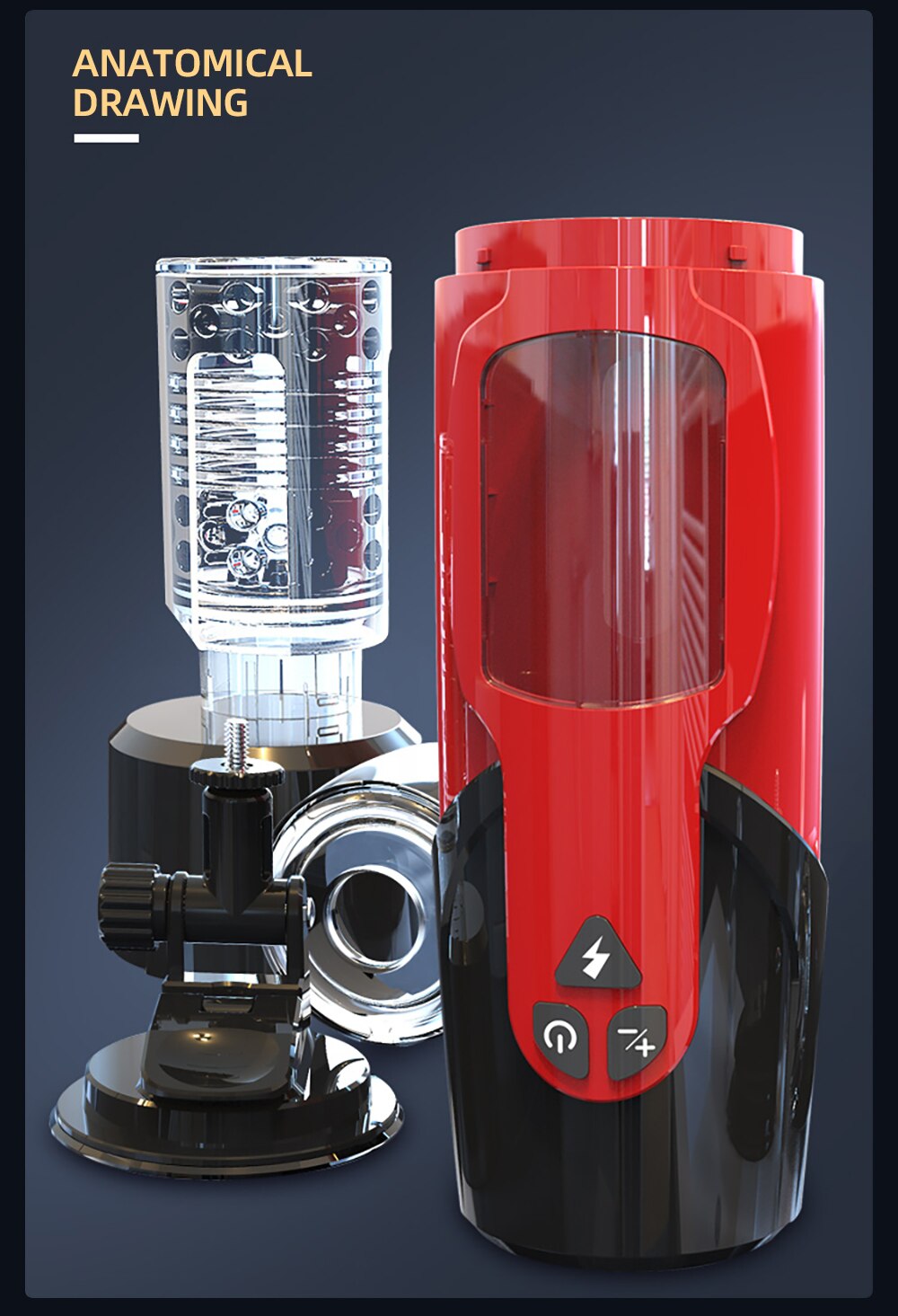 Electric Magnetic Automatic Telescopic Male Masturbator Cup