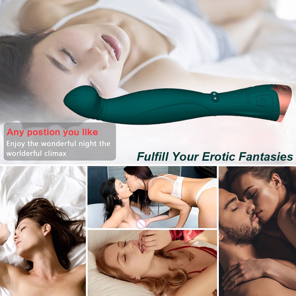 10 Vibration 3 Pummeling G-spot Clitoris Vagina Vibrator
