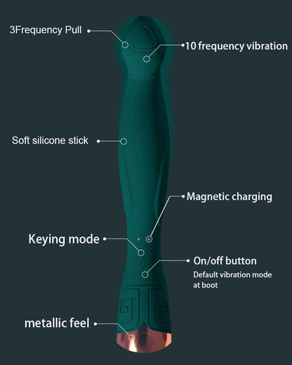 10 Vibration 3 Pummeling G-spot Clitoris Vagina Vibrator