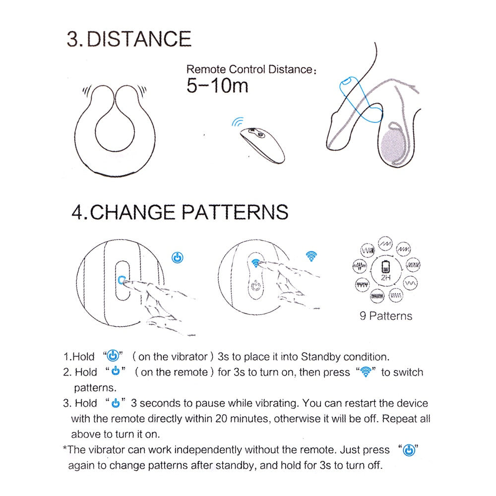 Cock Ring Couple Vibrator for Penis & Clitoral Stimulation