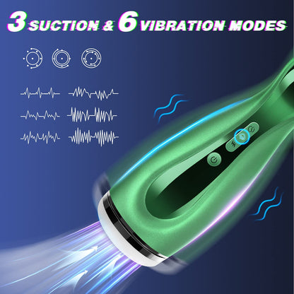 Automatic Sucking Heating Male Masturbators Cup