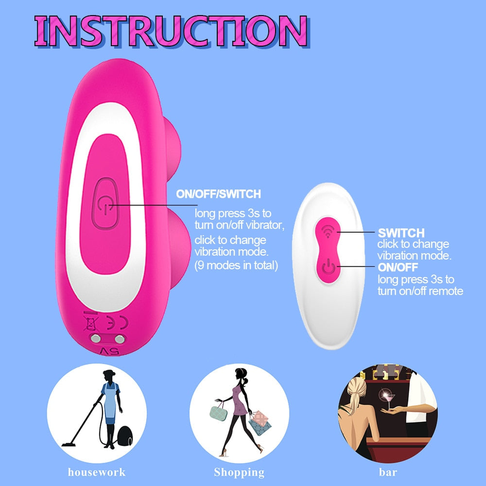 3 in1 Invisible Wear Panties Vibrator